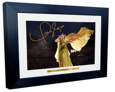 12x8 A4 Signed Taylor The Eras Tour 2024 Autograph Photo Picture Frame Poster 5