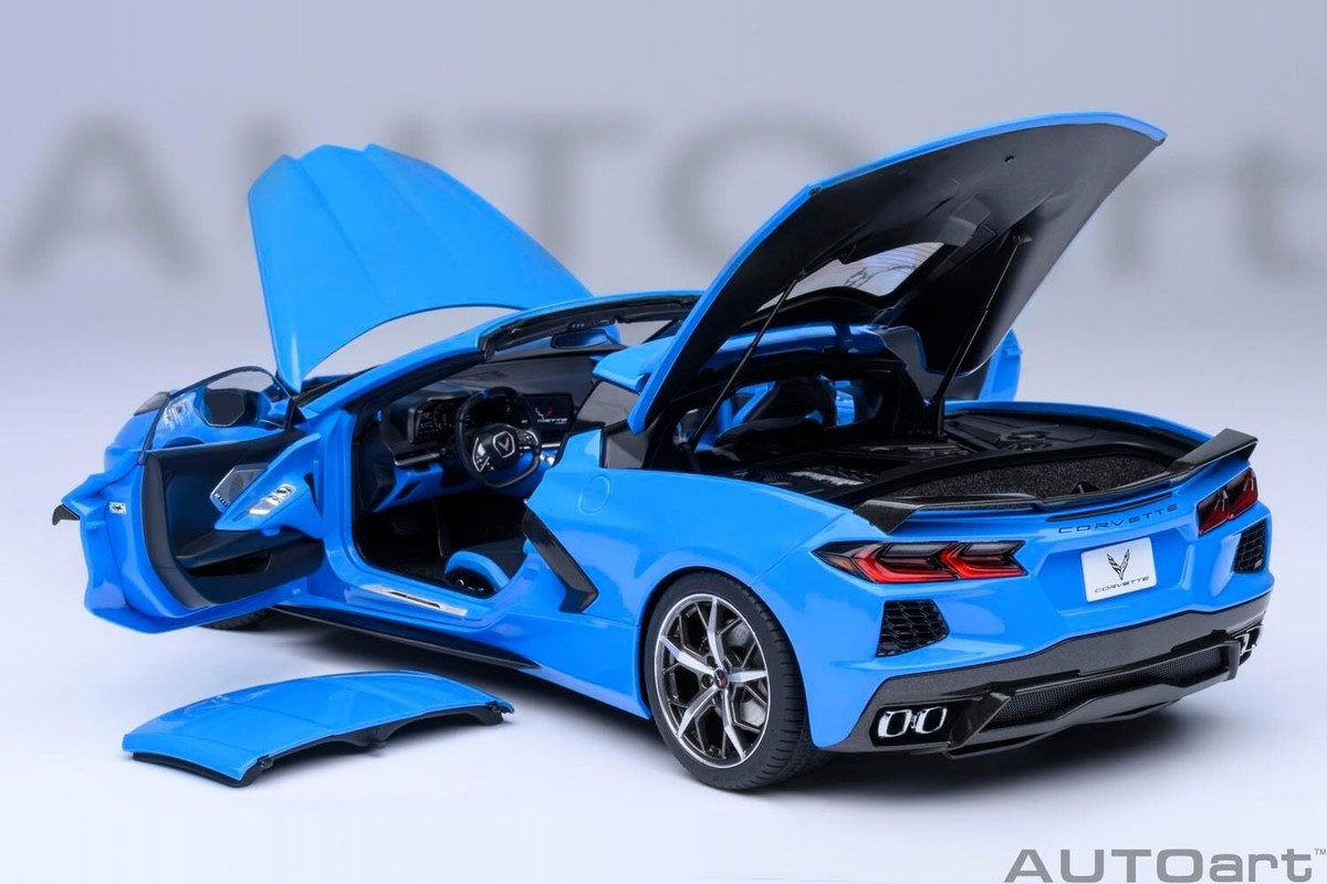 AUTOart Corvette C1 1:18 オープンカー ブルーメタリック 71281-1__06990.1717444691.1280