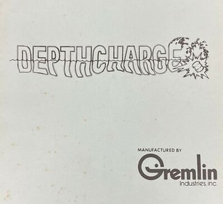 Gremlin Depthcharge Arcade Video Game Machine Operation Manual Schematics