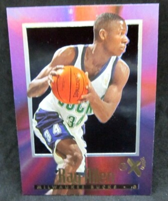 Ray Allen RC 1996-97 Skybox EX2000 Skyview ROOKIE Card#37!Bucks G RC GOAT