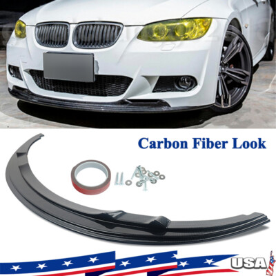 Carbon Color Front Splitter Lip For 2006-2009 2010 BMW E92 E93 325i 335i M Sport