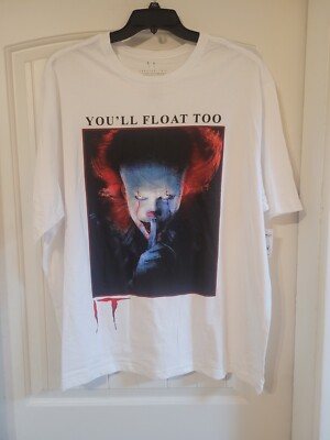 It chapter two pennywise you'll float too horror t shirt NWT mens size 3xl