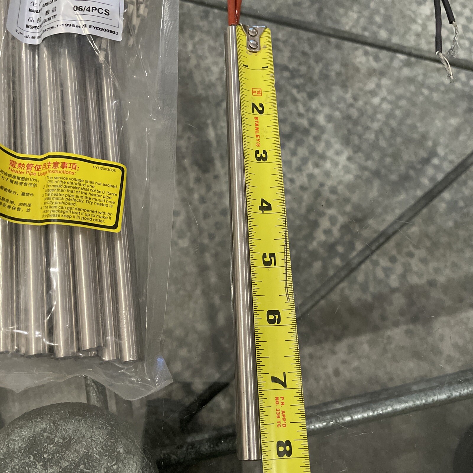 (10) 110V 500W Cartridge Heater Heating Element Pipe