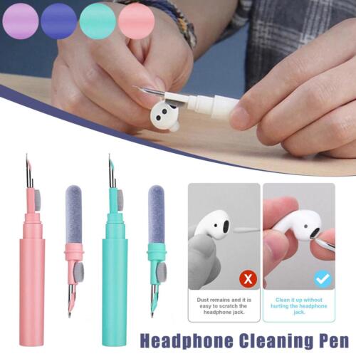 For Airpods Bluetooth Earphones Cleaning Tool Pen Brush Earbuds New Cleaner A8M5 - Afbeelding 1 van 14