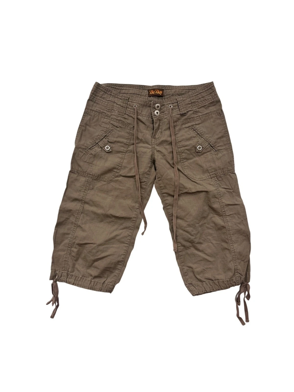 Be Bop Khaki Brown Capri Pants Size 3 #8620
