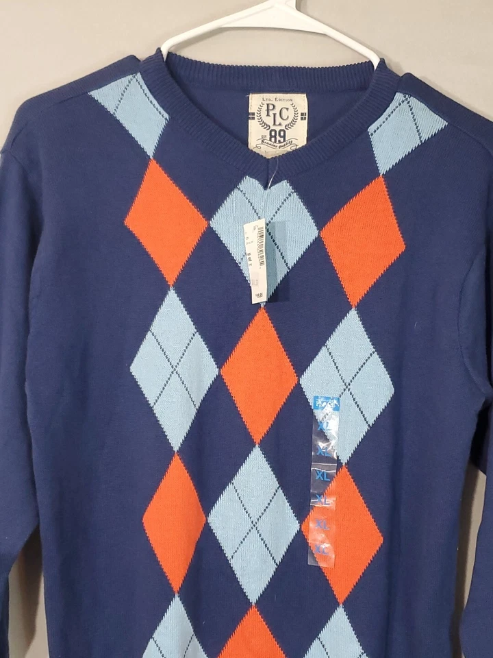 Suéter The Children's Place Niños Talla XL (14) Diseño Universitario Pullover Diamante Foto 3 de 4