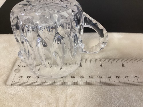 Vintage Gorham Full Lead Crystal Cream and Sugar (with lid) Set Lady Anne - Picture 18 of 18