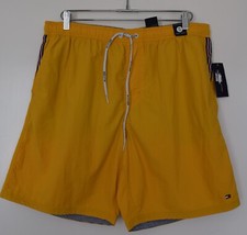 Men's Tommy Hilfiger Old Gold Color 5" Swim Trunks Size XL