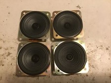 Lot Of 4 - 3" Square Speakers 8 Ohm 1W.