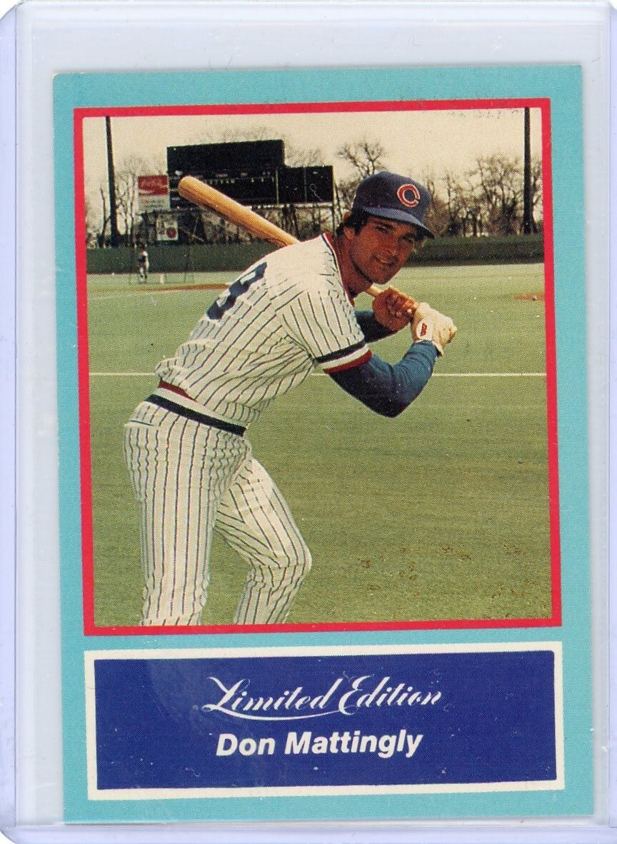 don mattingly limited edition baseball cards Don Mattingly 1988 CMC Limited Edition Baseball Card #2 New York Yankees