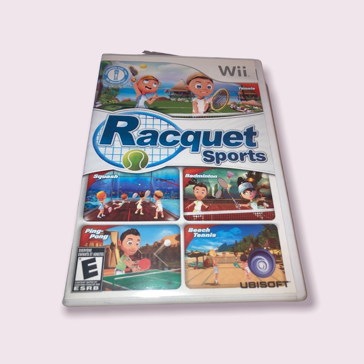 VIDEO GAME Nintendo Wii Racquet Sports (2010) with Case
