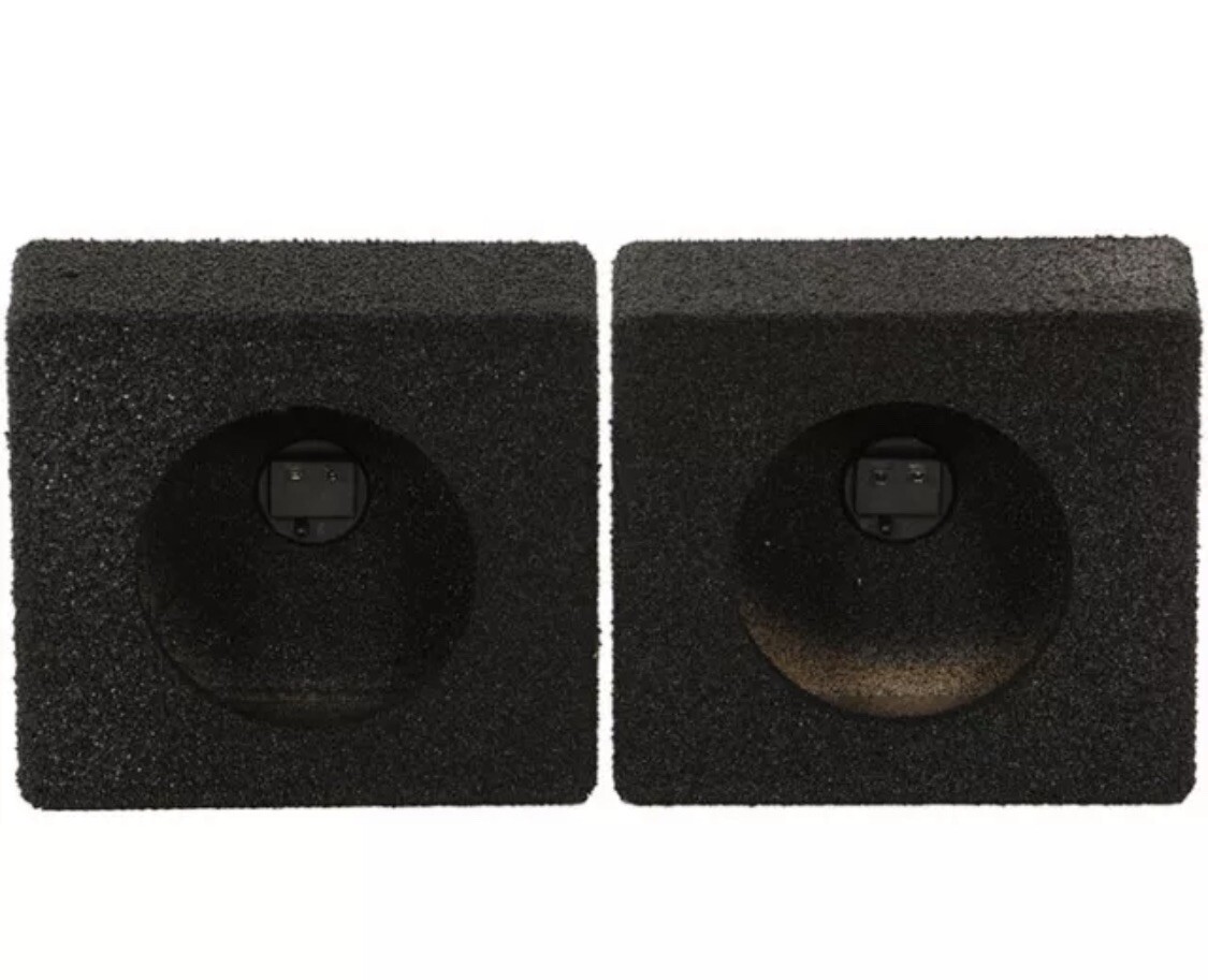 6 x 5 Car Audio Speaker Box Enclosures, 1 Pair Fits All 6x5 Speakers