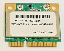 OEM Acer Aspire 5534 WiFi Wireless Half Card Atheros - AR5B93 - T77H047.31 / 60
