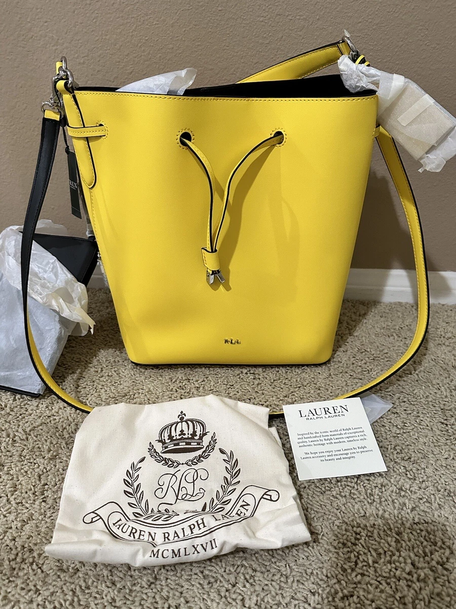 Ralph Lauren Bucket Bag Debby Yellow