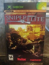 SNIPER ELITE MicroSoft XBOX Original NAMCO Game 2005 Instruction Booklet