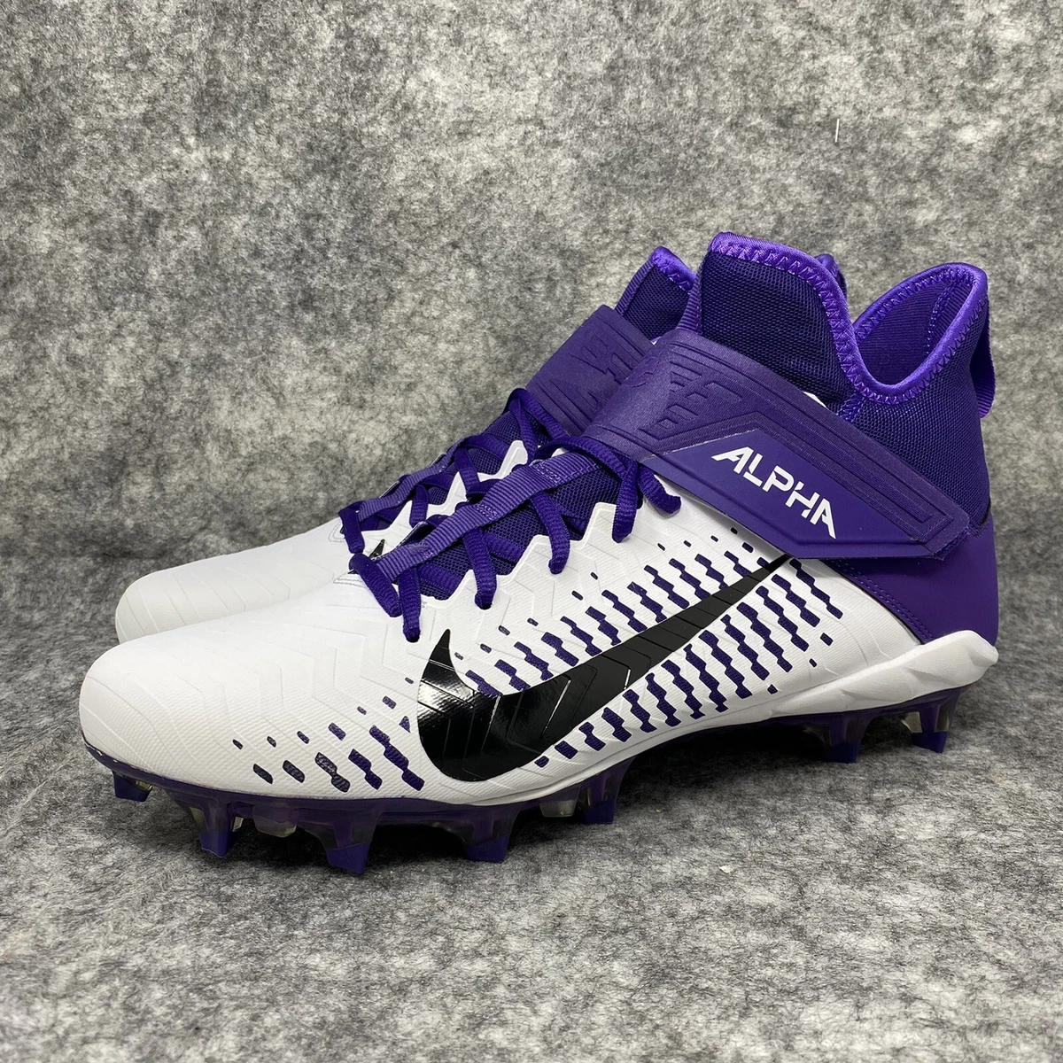 Purple football hotsell cleats mens