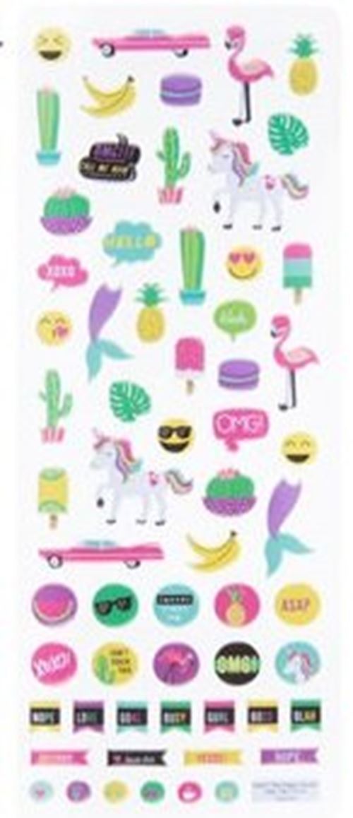 Planner Stickers Puffy - OMG Trendy Icons-image