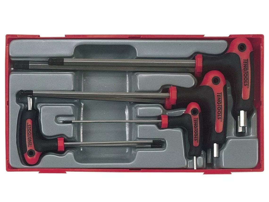 Teng Tools Sale 7 Piece Metric Power Handle Hex Allen Key Set 2.5