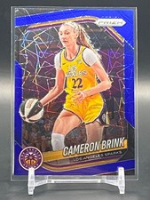 2025 Panini Prizm WNBA Cameron Brink Blue Velocity Prizm #87 Los Angeles Sparks