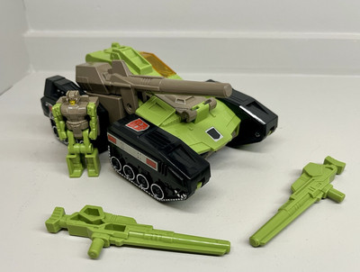 Transformers G1 Vintage Headmaster HM Hardhead Duros 100% complete