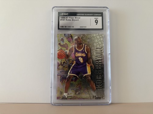 Kobe Bryant - 1996-97 Fleer Metal - #181 - Rookie Card CGC 9 - Picture 1 of 2
