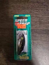 Vintage Speed Trap Luhr Jensen 1/8 Crankbait Charcoal