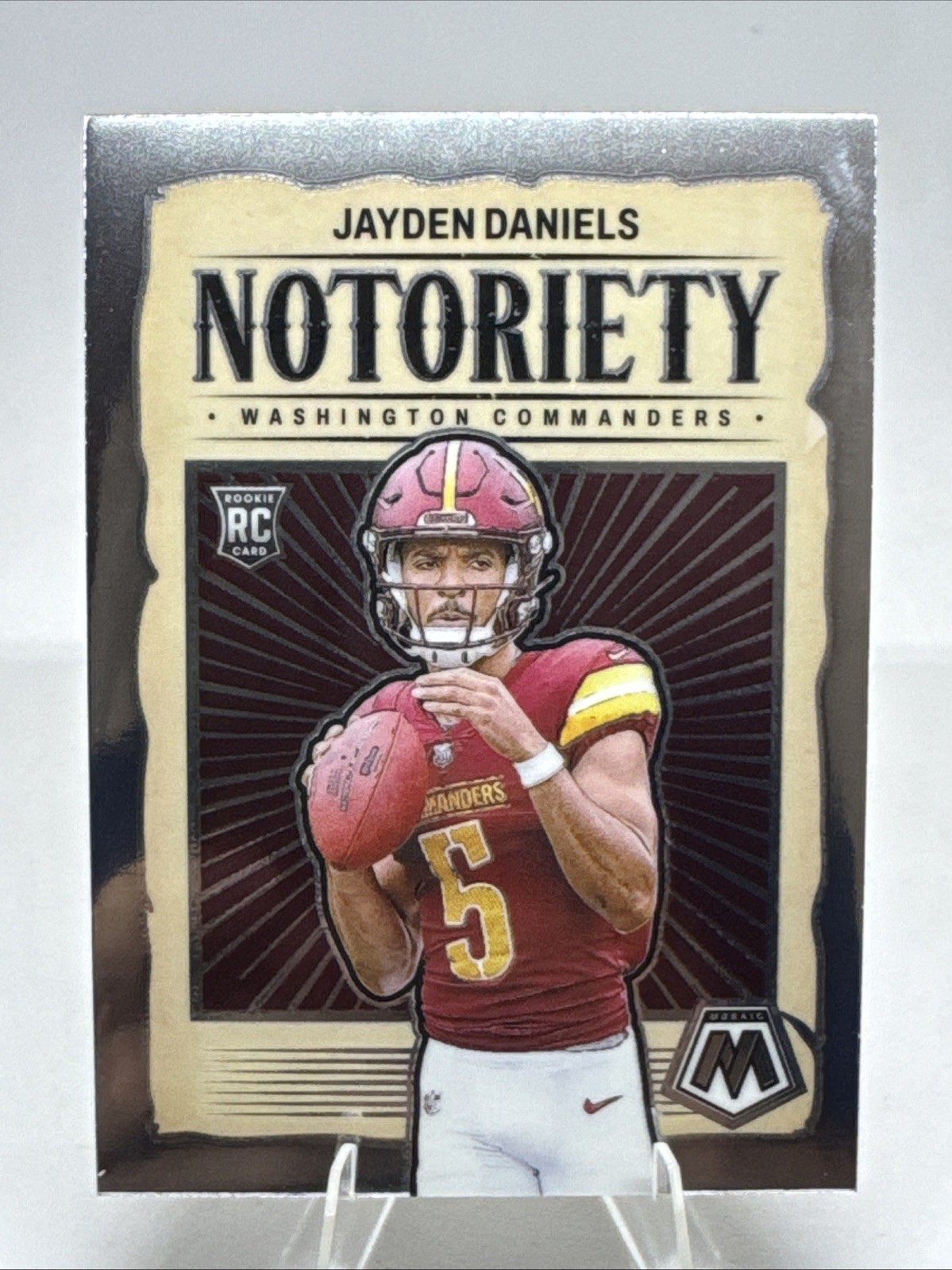 2024 Panini Mosaic - Notoriety Jayden Daniels #19 (RC)