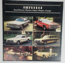 1977 Dodge Car Sales Brochure Showroom Catalog Aspen Charger Daytona Monaco 1977 Dodge Car Sales Brochure Showroom Catalog Aspen Charger Daytona Monaco