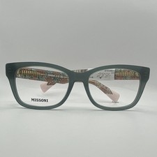 Missoni MIS 0128 Green Multicolor Square Acetate Eyeglass Frames 52-17-140