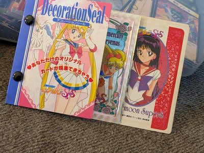 Vtg Nos Sailor Moon Decoration Seal Sticker Book - Prism