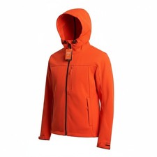 Veste À Capuche Superdry Pour Hommes 2XL Orange Avec Fermeture Éclair Légère
