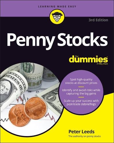 Peter Leeds Penny Stocks For Dummies (Tascabile)