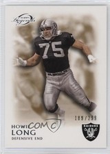 2011 Topps Gridiron Legends Bronze 189/299 Howie Long #9 HOF qw7