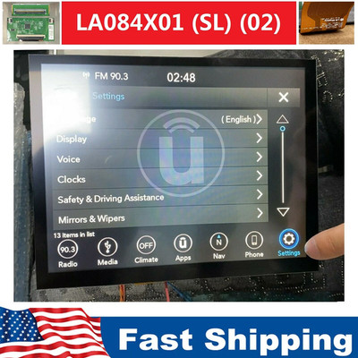 8.4'' Replacement 17-22 Uconnect 4C UAQ LCD Display Touch-Screen Radio Navigation