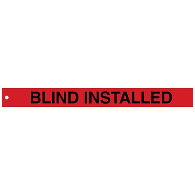 Brady 132453 Isolation Blind Tags,2In.Hx20in.W,Pk25