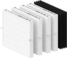 4 Pack AP-1512HH Replacement Filter Set for Coway Airmega AP-1512HH and and A...