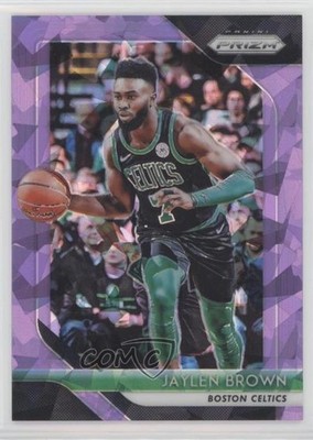 2018-19 Panini Prizm Purple Ice Prizm 139/149 Jaylen Brown #108 0u9f