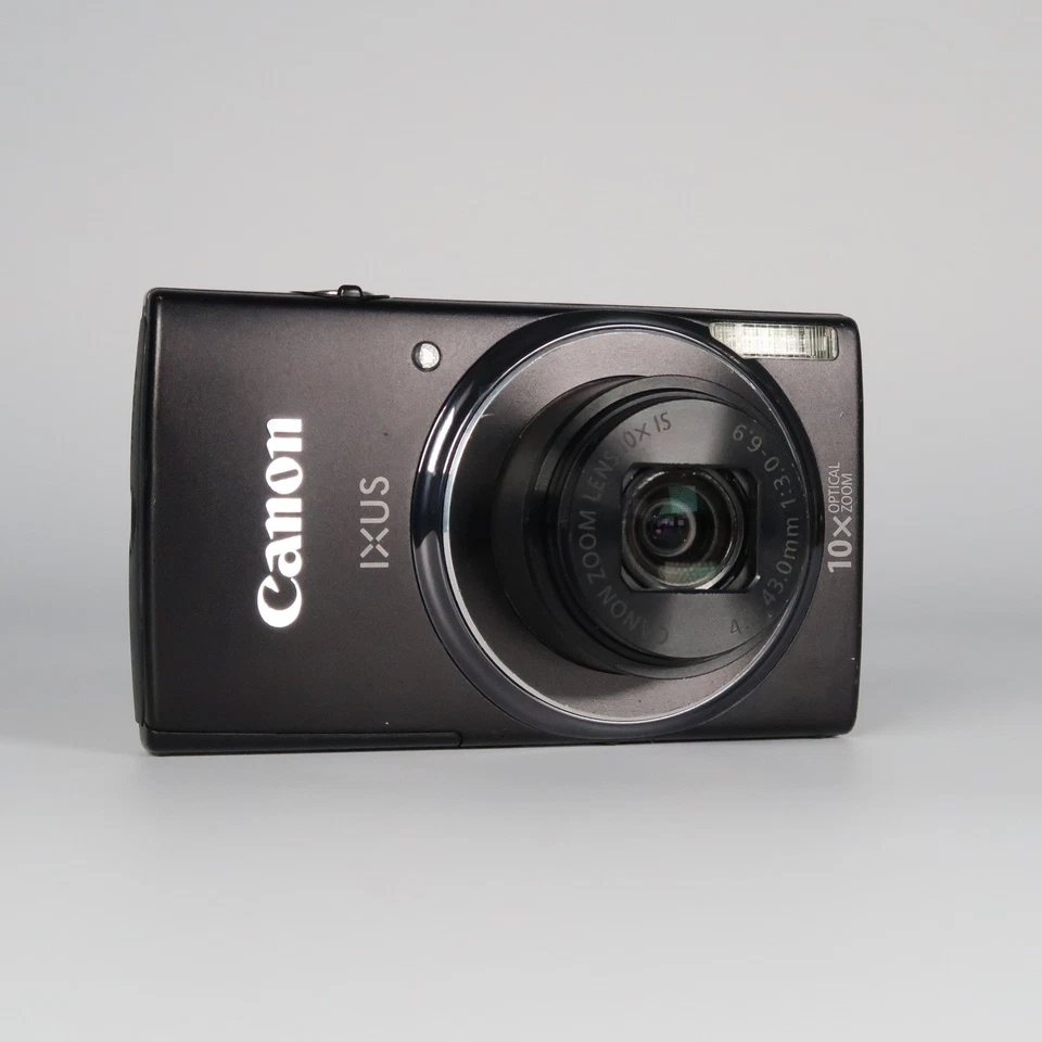 Canon IXUS 155 IS Digital Compact Camera Black, 20.0 MP, Case, SD Card 16Gb