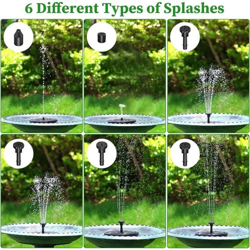 Fontana solare da esterno 1W/1,5W/2,5W adatta per pompa fontana solare giardino laghetto - Foto 13 di 27