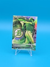 2026 Bowman Baseball Carson Benge Under The Radar Green Refractor UR-12 NY Mets