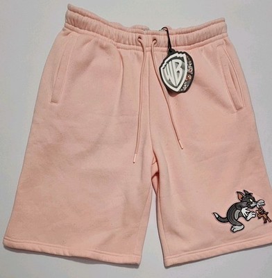 Warner Bros. Tom and Jerry Cotton Shorts Unisex Pale Pink Adult Large