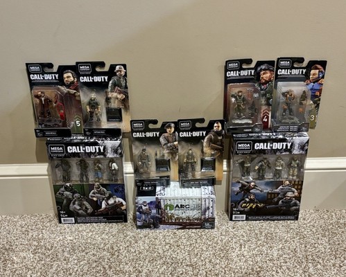 Nine Mega Construx Call Of Duty Construction Set Lot NIB FIFTEEN TOTAL FIGURES
