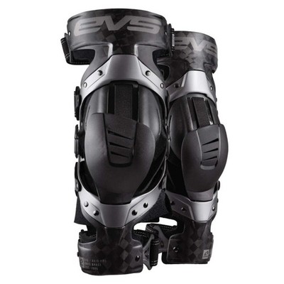 EVS Axis Sport Knee Brace Pair Black/Black/Grey - XL