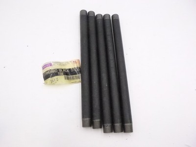 5 Pack Ward 3/4'' x 15'' STD Black Nipple Global Threaded Welded