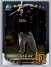 2025 Bowman Chrome #BCP-204 Leo De Vries