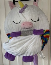 Happy Nappers Unicorn Sleeping Bag Large Plush Toy Kids 2 in 1 Soft (read desc)