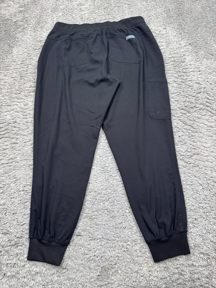 Pantalones Médicos Med Couture Mujeres Grandes Negros Pierna Cónica Uniforme Médico Enfermera Foto 2 de 4