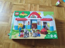 Duplo LEGO Ponyhof Pferdehof Reiterhof  10868 mit 2 Ponys, 2 Kindern und Stall