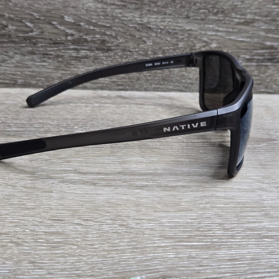 Gafas de sol Native Wells XL XD9023 902303 borde completo cuadrado polarizado negro azul Foto 4 de 4