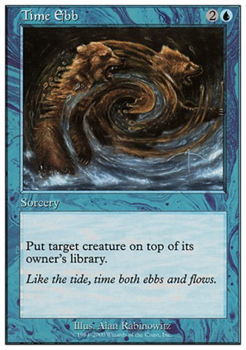 1x Time Ebb Heavy Play MTG Magic - Kid Icarus -